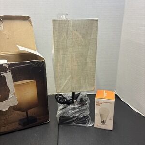 Set of Two Modern Style Table Lamps with 3 Color Temperature Settings